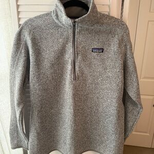Patagonia Men's Zip-Up Sweater in Gray